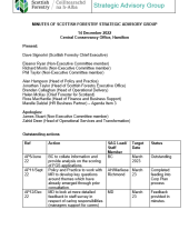 Scottish Forestry Strategic Advisory Group (SAG) minutes - 14 December 2022